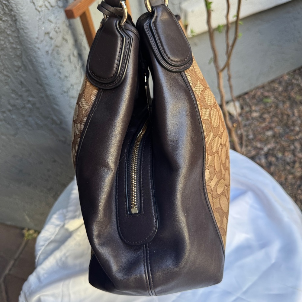 Coach Edie 31 Signature Jacquard Shoulder Bag - Picture 10 of 15